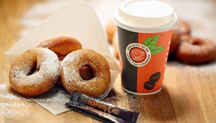 Кофе С Пончиками Фото