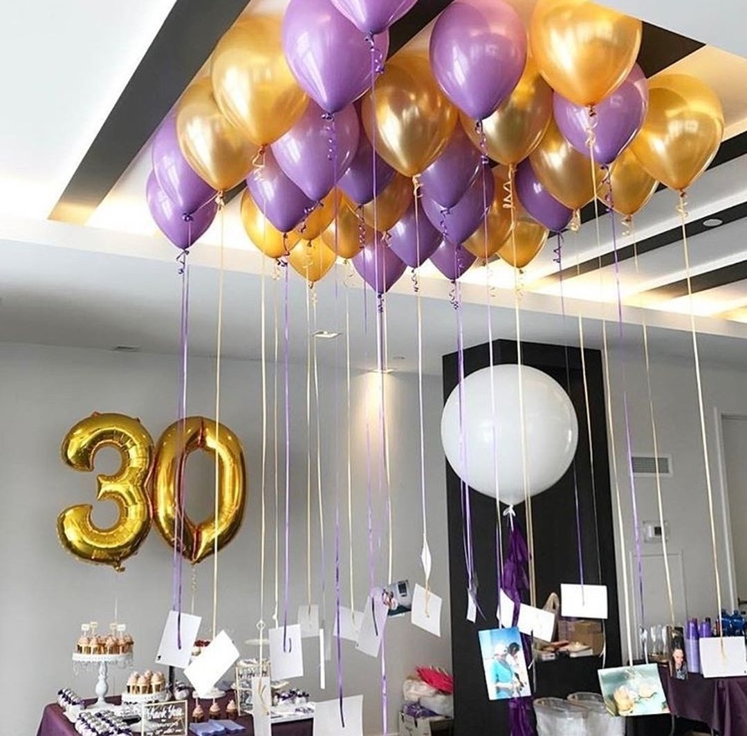 оформление комнаты на день рождения 35 лет