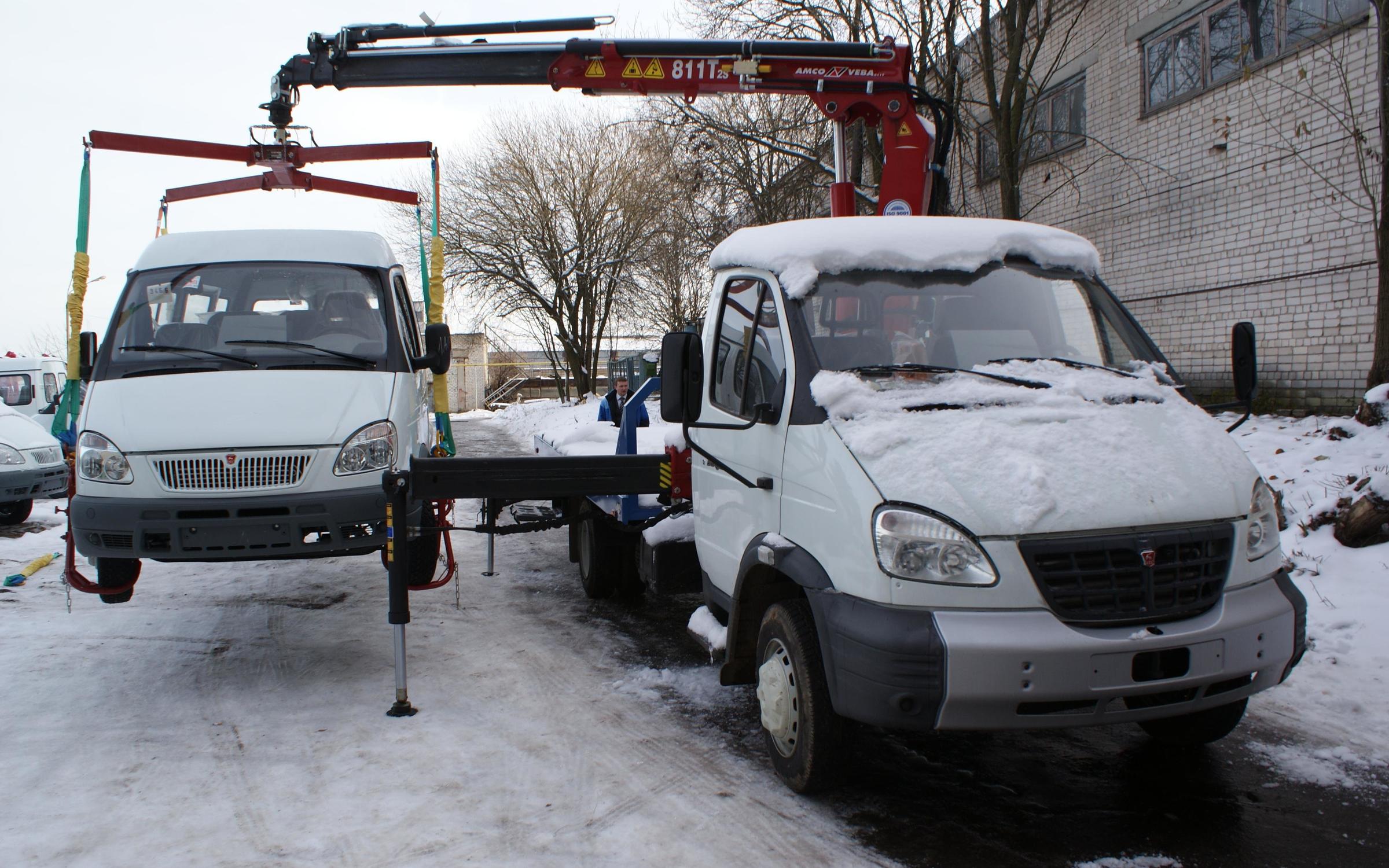 газ валдай манипулятор-эвакуатор