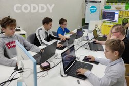 Школа программирования для детей Coddy, с рейтингом 5 - находится по адресу Пермь, улица Попова, 23 