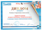 сертификат/документ Современная стоматология на Коммунистическом