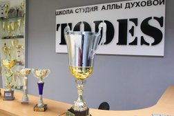 Школа танцев Аллы Духовой TODES, с рейтингом 4.3 - находится по адресу Московская область, Лобня, Шереметьевское шоссе, 10 