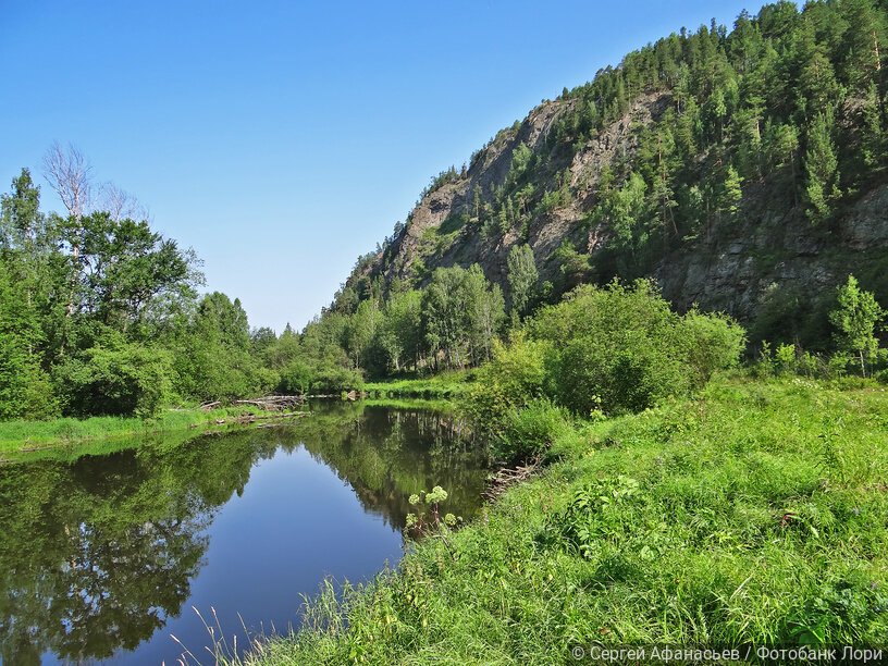 Вид на гору Медведь-Камень и реку