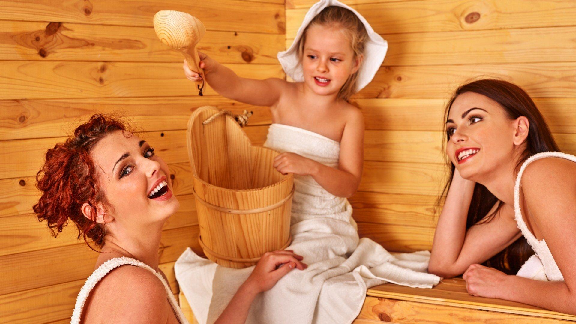 Фото дети в бане с родителями фото