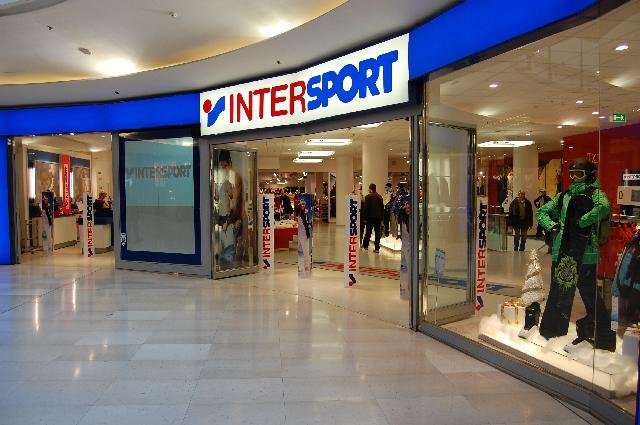 Intersport shop on sale