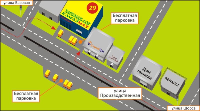 Производственная 8 киров карта