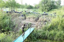 Пейнтбол Орленок, с рейтингом 3.9 - находится по адресу Первомайские пруды, TORTUGA Алматы вэйкпарк 