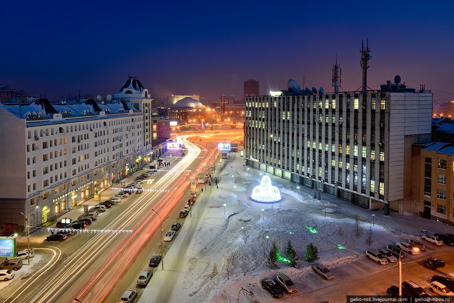 Новосибирск реальные фото. Вокзальная магистраль Новосибирск зима. Маркса зимой Новосибирск. Новосибирск Вокзальная магистраль зимой. НСК вечером Вокзальная магистраль.