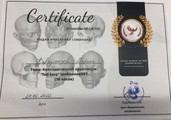 сертификат/документ Центра флебологии и эстетической медицины доктора Абасова