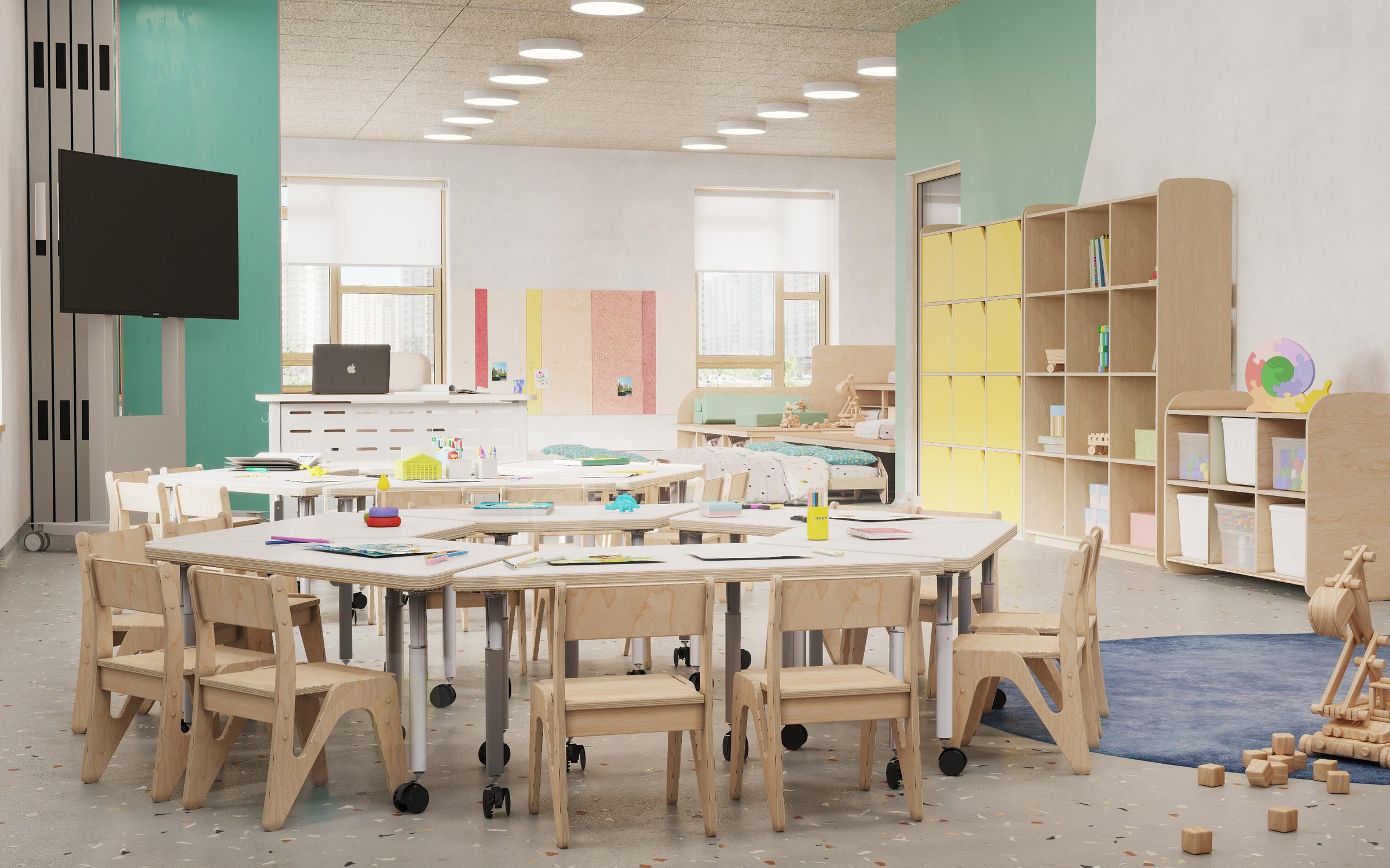 Трансформируемая мебель для детских садов