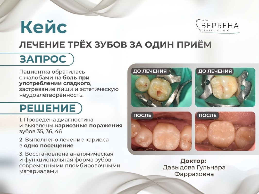 фотография работы Стоматологии Вербена на улице Рихарда Зорге