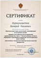 сертификат/документ Адвоката Нурмухаметов Валерий Наилевич в Советском районе