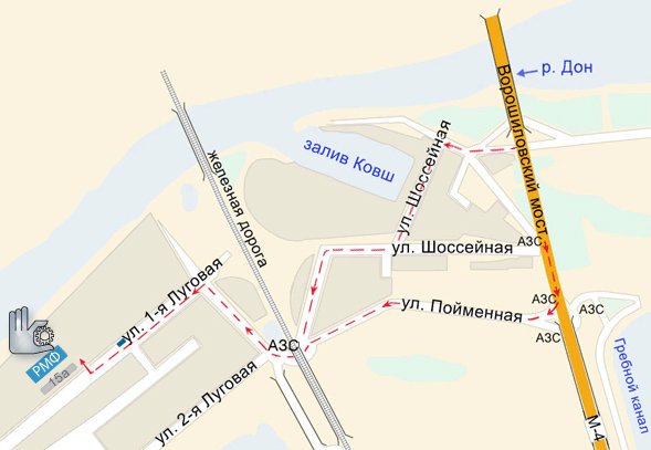 Вятская ростов на дону карта