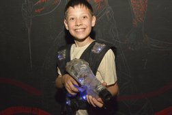 Детский лазертаг-центр Планета Героев, с рейтингом 4.9 - находится по адресу Краснодар, улица Тюляева, 2 