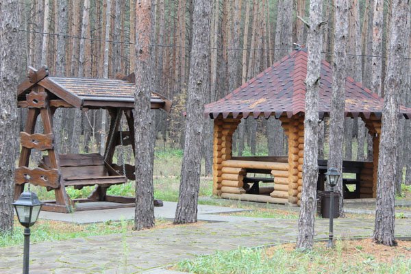 Парк кафе Лесная Поляна Мстихино