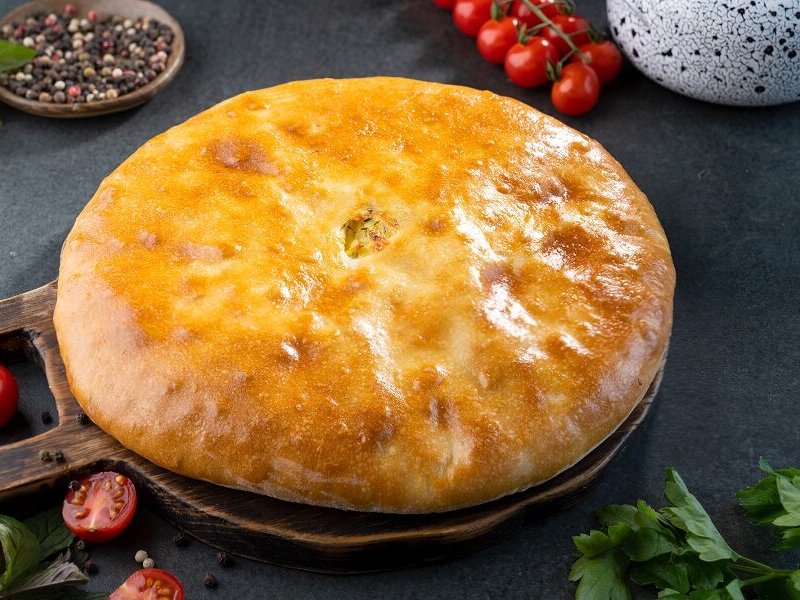Пирог с адыгейским сыром