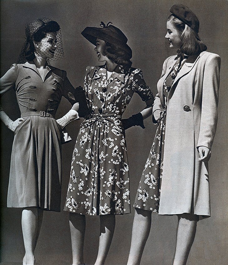 Стиль 40 годов одежда женская