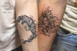 Студия татуировки TattooGrafika, с рейтингом 4.5 - находится по адресу Нижний Новгород, Большая Покровская улица, 52 