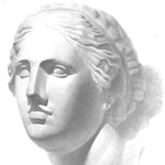 Афродита рисунок цветной