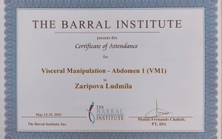 сертификат/документ специалиста по красоте Людмилы Борисовны Зариповой