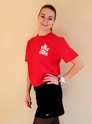 Тренер по художественной гимнастике, инструктор групповых программ Анна Евсеева