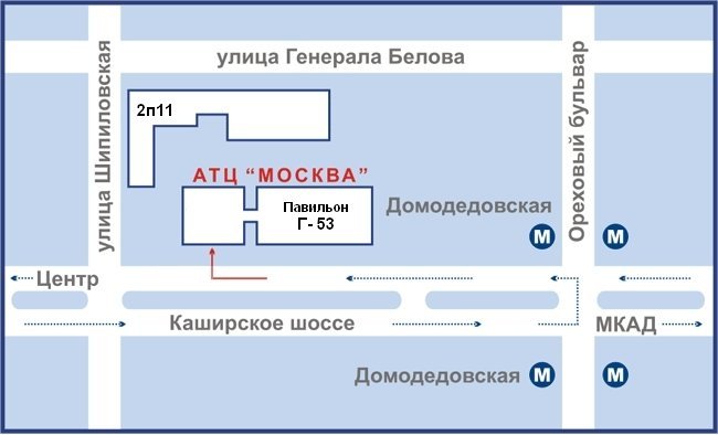 Сц домодедовский карта