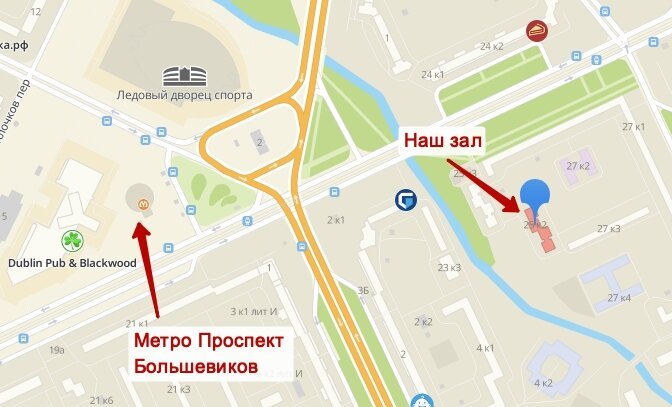 Проспект большевиков карта метро спб