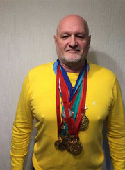 Тренер по плаванию Валерий Алексеевич Машин