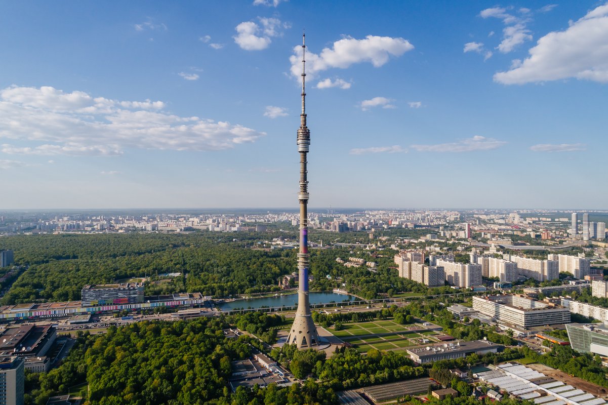 Останкинская башня строительство