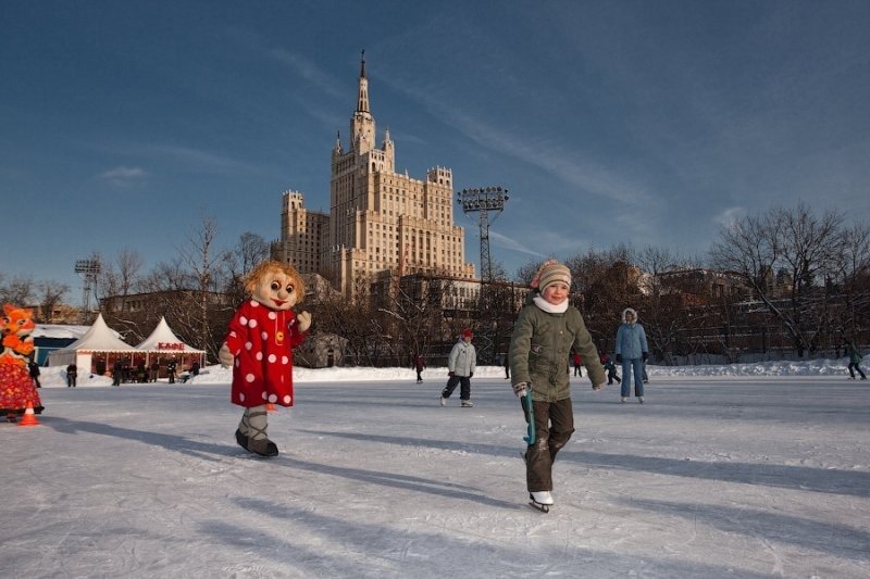 Каток парк красная пресня